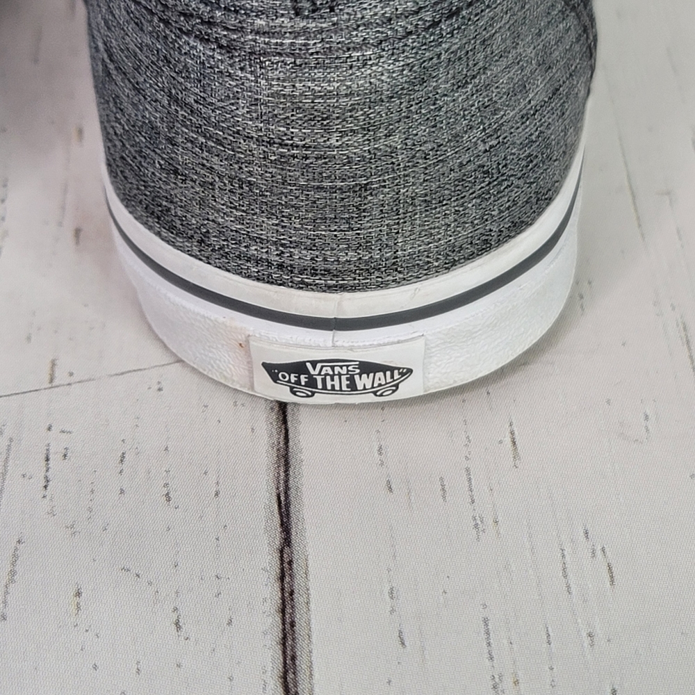 Vans Classic Canvas Gray/White Low Top Skate Casual Shoe Women's Size 6.5 - Picture 6 of 14